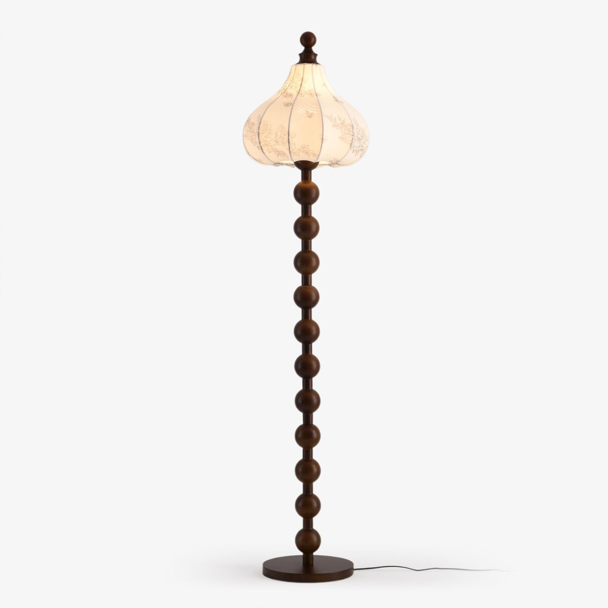Lampă de podea Astrid din material textil