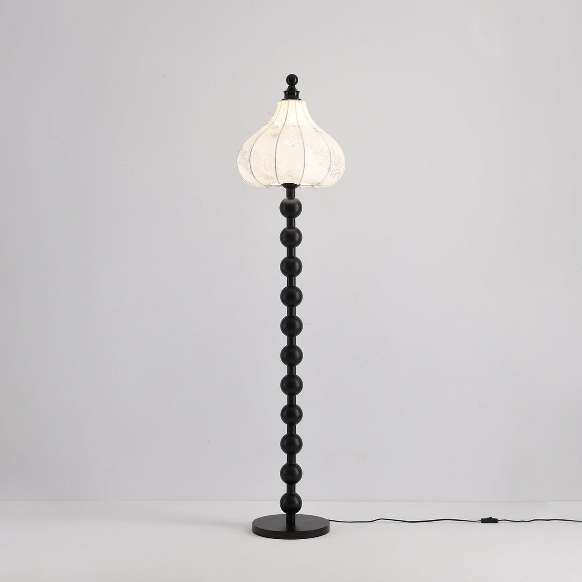 Lampă de podea Astrid din material textil