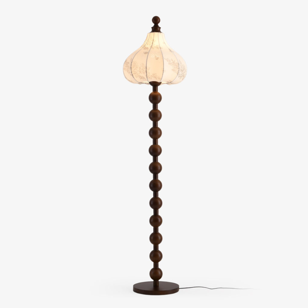 Lampă de podea Astrid din material textil