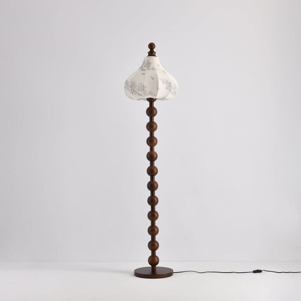 Lampă de podea Astrid din material textil