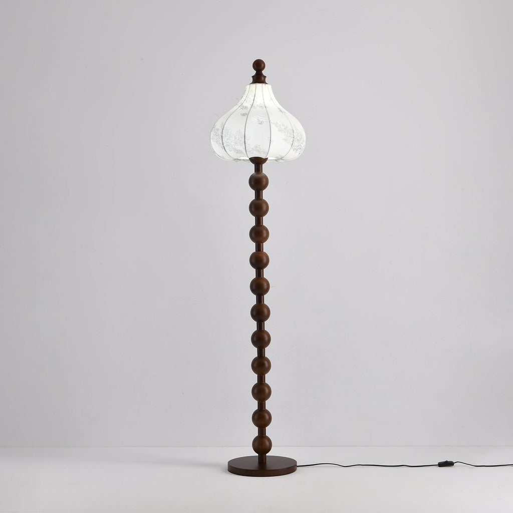 Lampă de podea Astrid din material textil