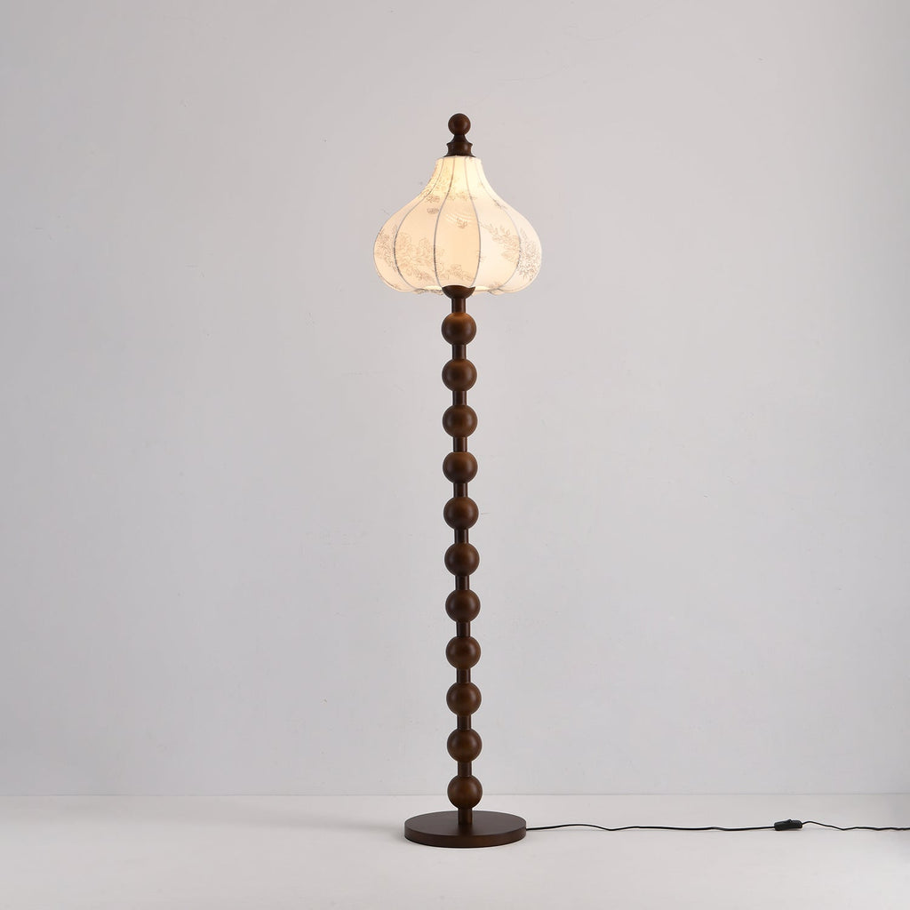Lampă de podea Astrid din material textil