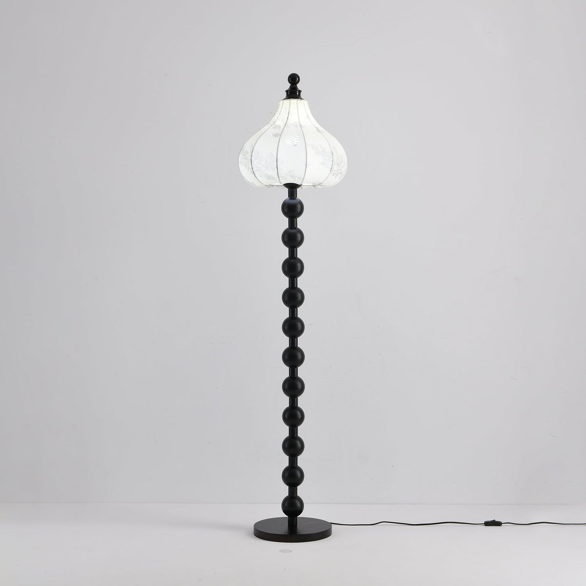 Lampă de podea Astrid din material textil