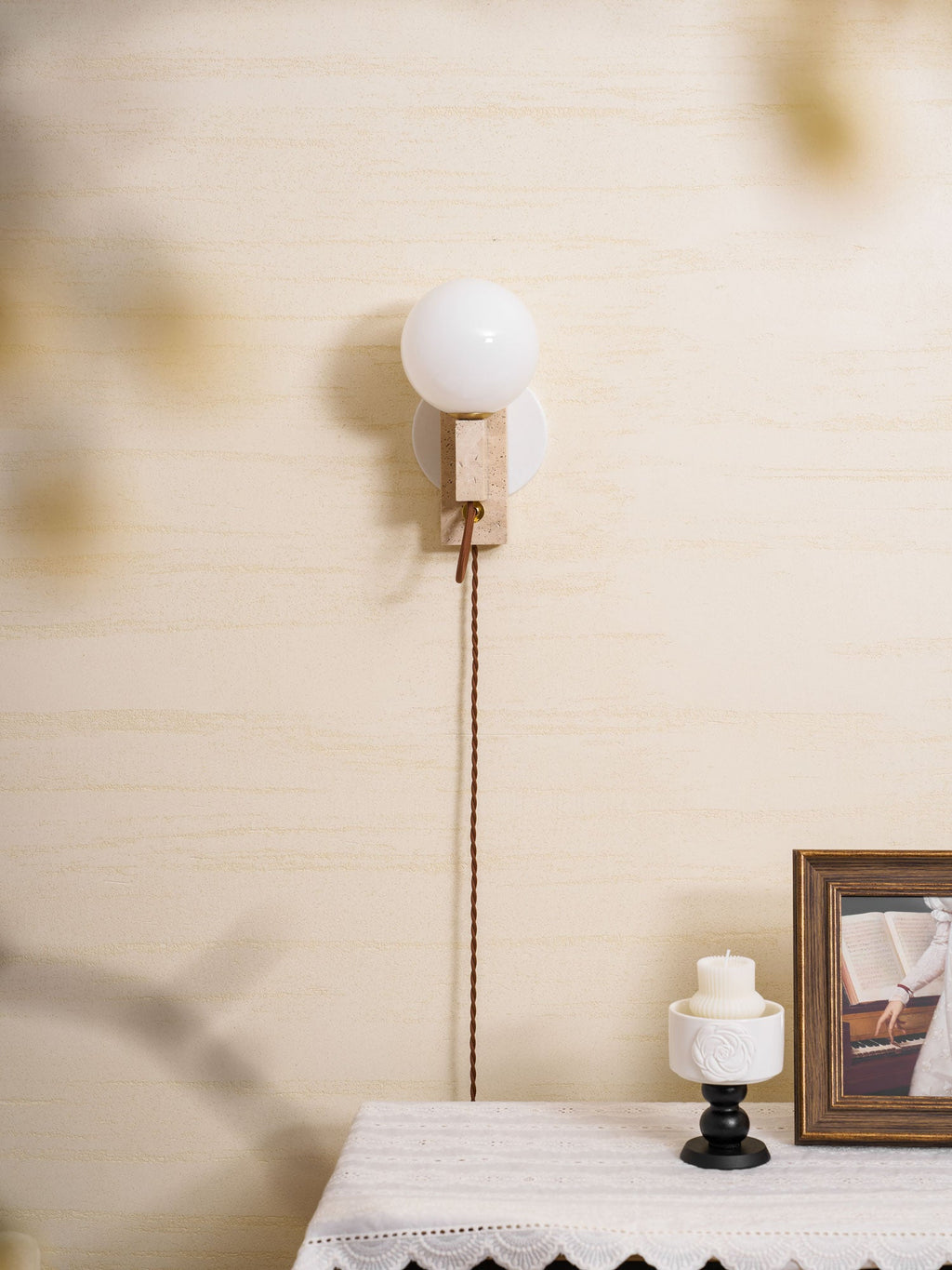 Atlas Globe Wall Sconce