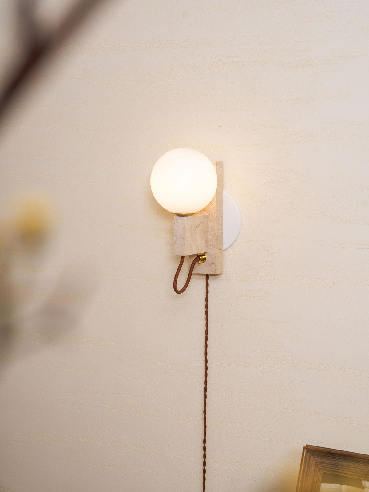 Atlas Globe Wall Sconce