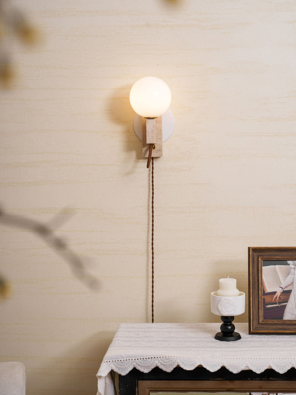Atlas Globe Wall Sconce