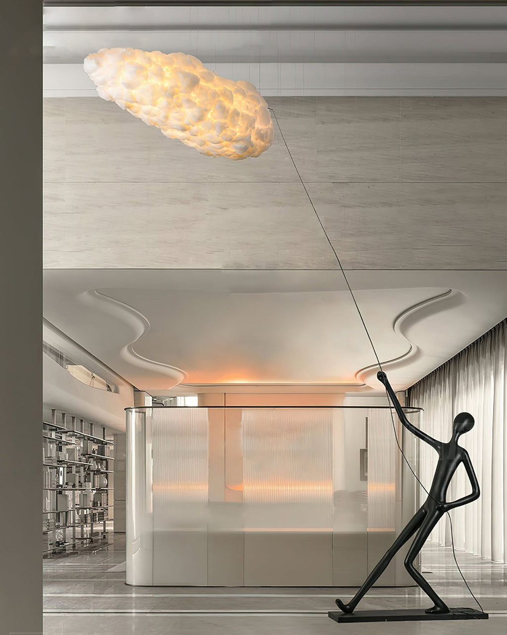 Lampă de podea Atlas Cloud Sculpture