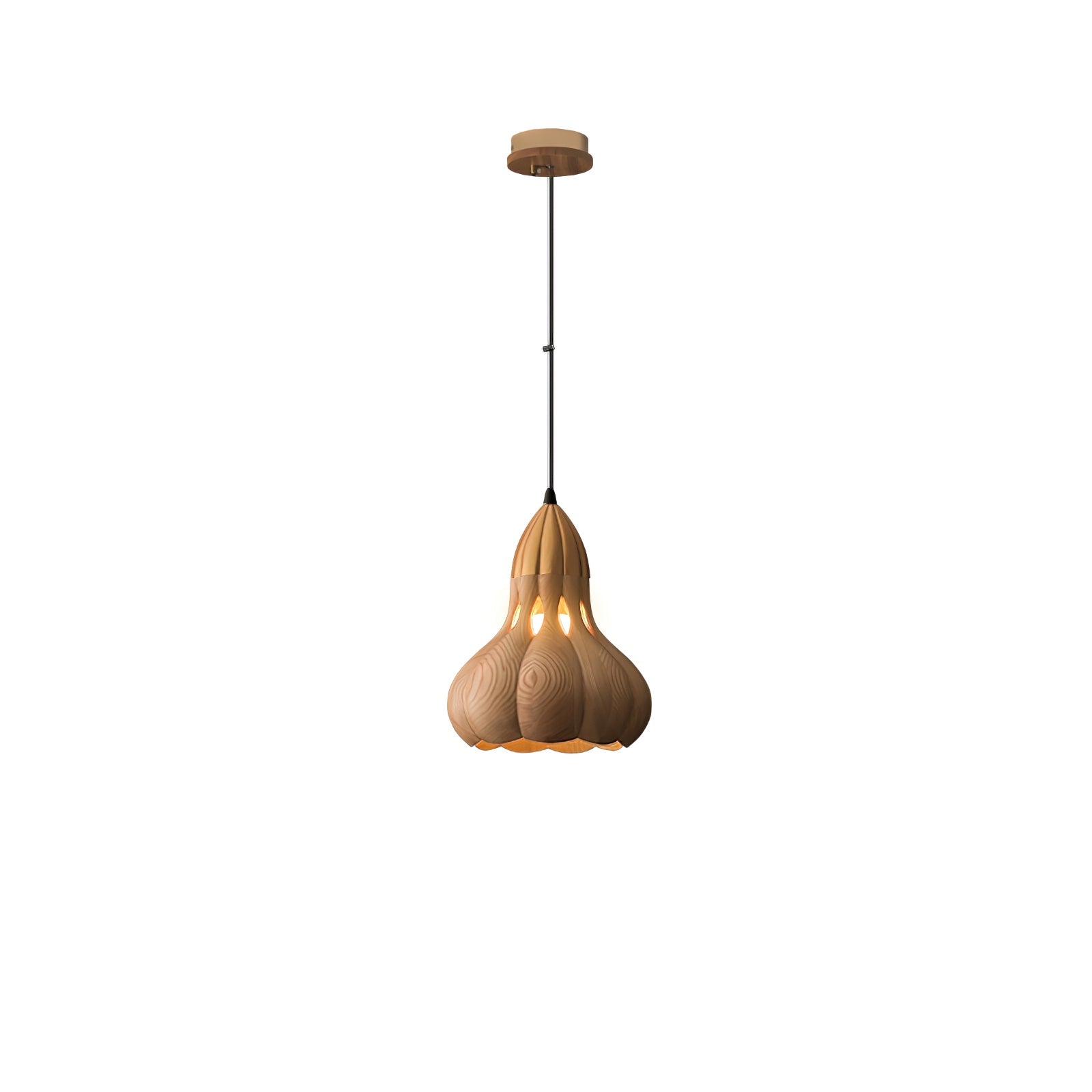 Aubree Wood Pendant Lamp - Vakkerlight