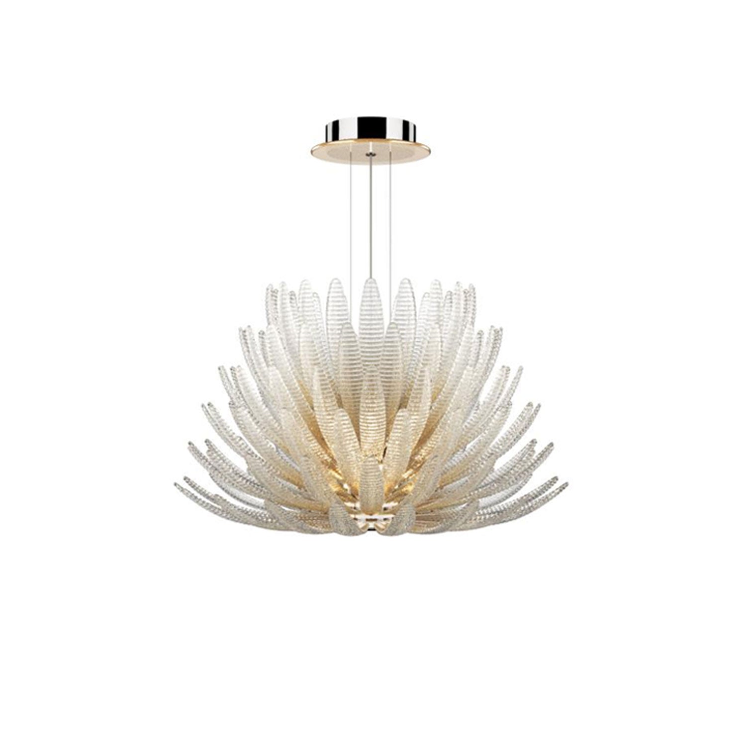 Aurelia Glass Petal Chandelier - Vakkerlight
