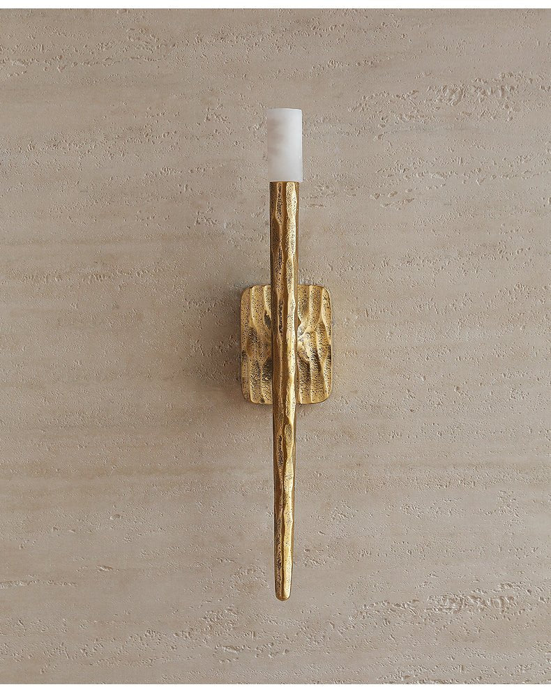 Aurelian Sculpted Alabaster Sconce