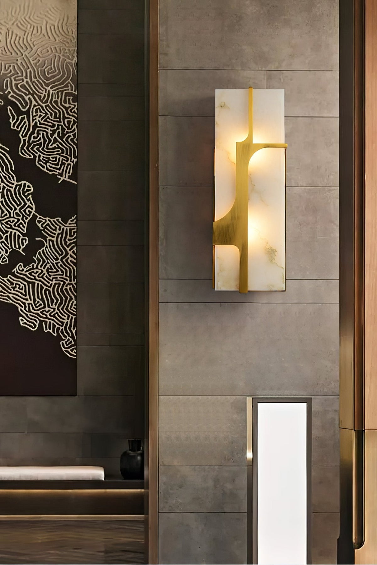 Aurevon Alabastr Wall Sconce
