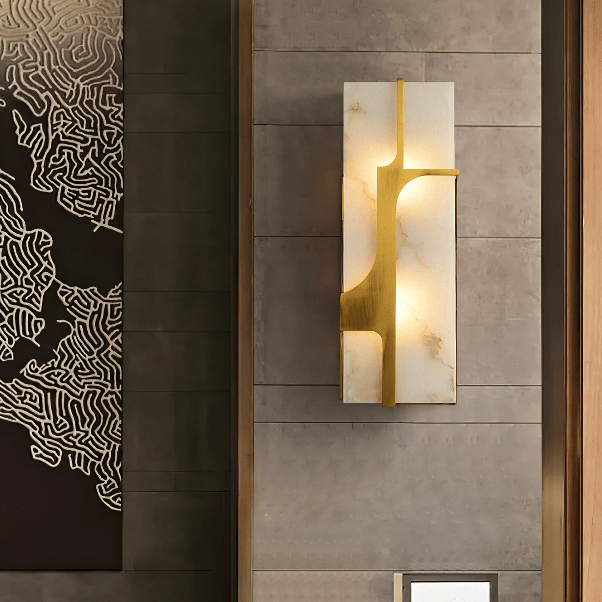 Aurevon Alabastr Wall Sconce