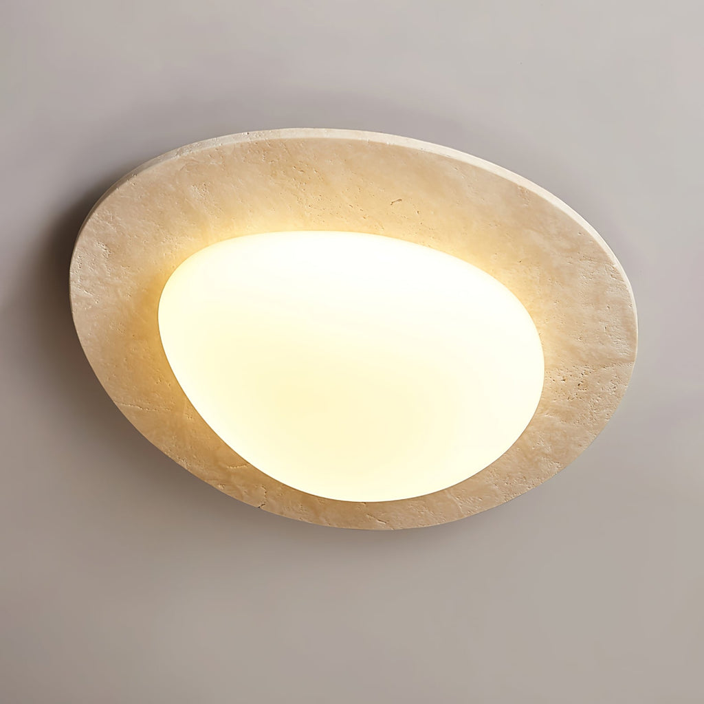 Lampă de tavan Aurora din piatră