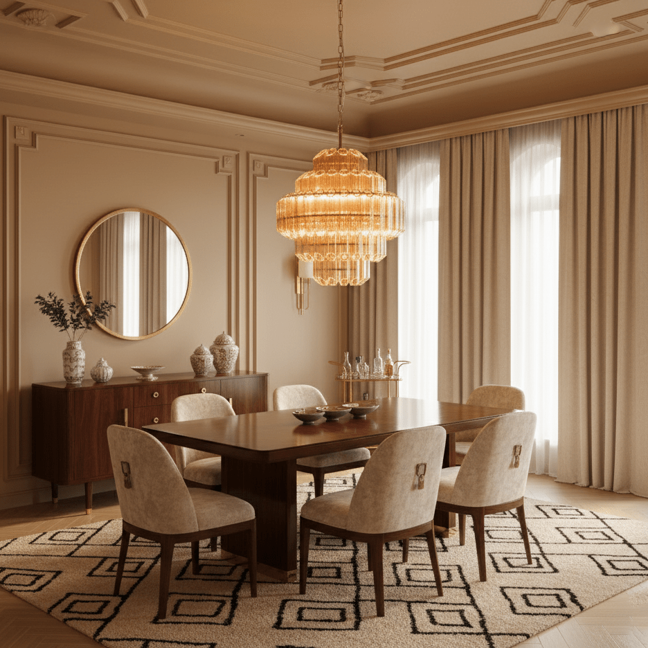 Aurum Cascade Murano Chandelier
