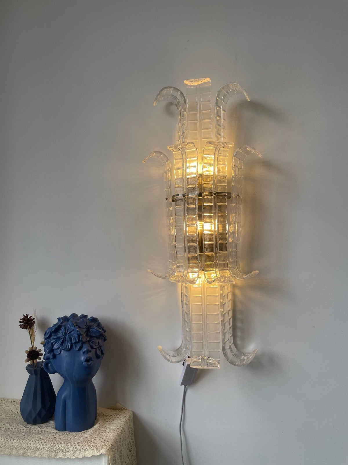 Aplica de perete Aveline din sticlă de Murano
