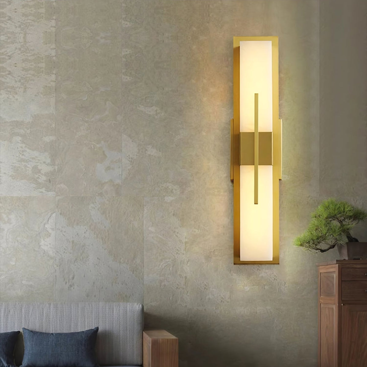 Axis Twin Alabastr Sconce