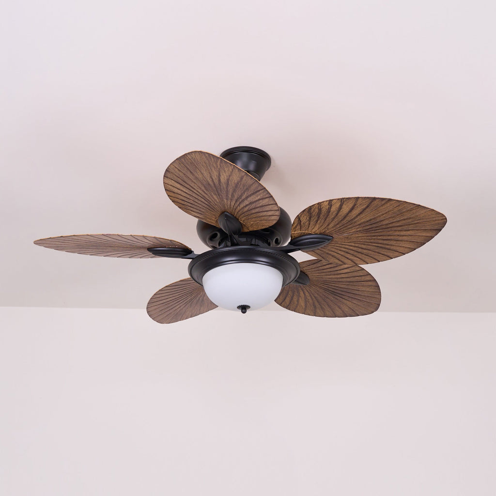 Lampă de tavan cu ventilator de frunze de bananier