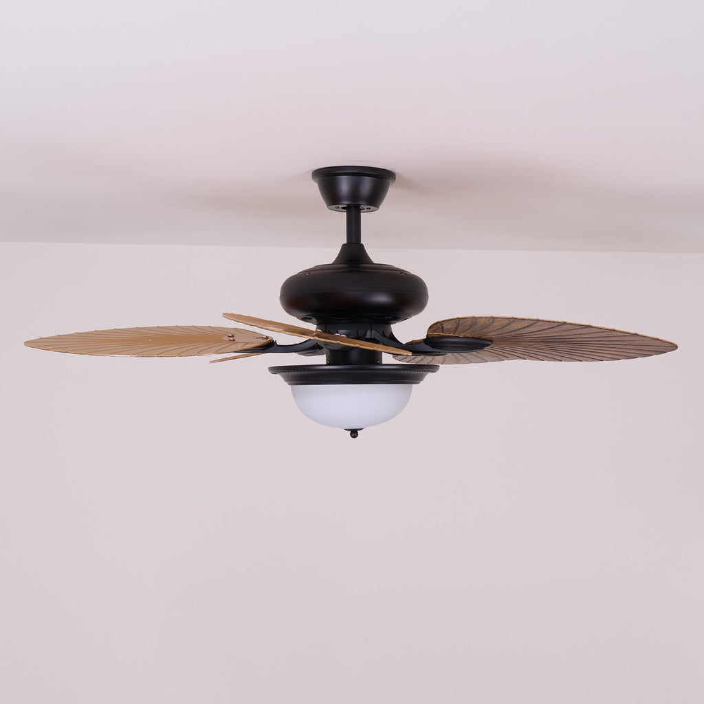 Lampă de tavan cu ventilator de frunze de bananier