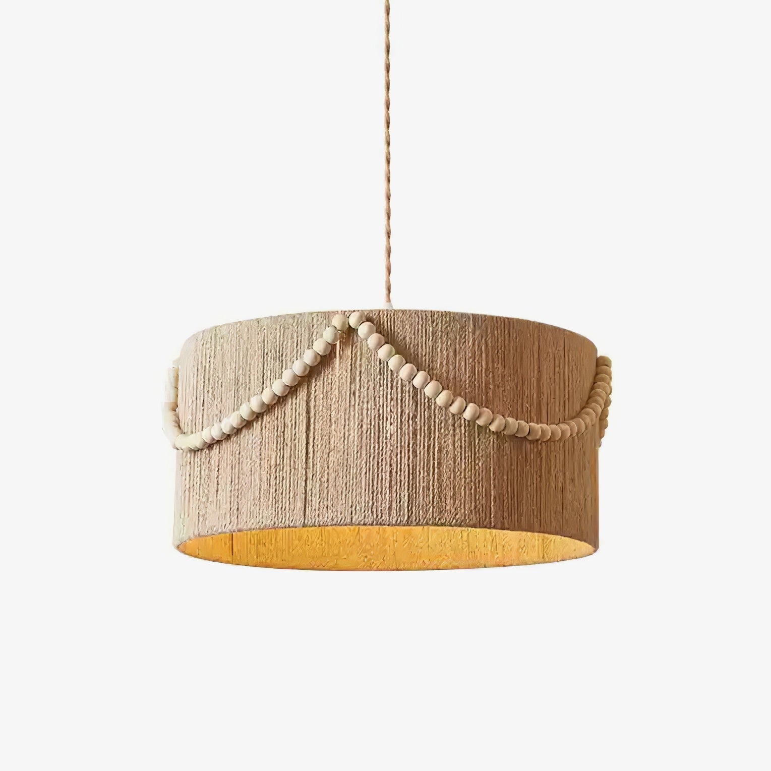 Lampă suspendată Boho cu mărgele