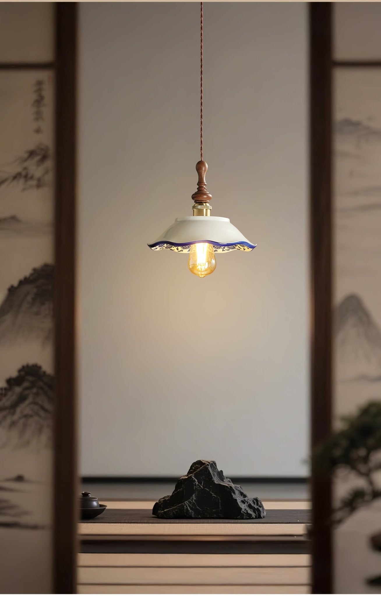 Lampă suspendată din ceramică Bellaria