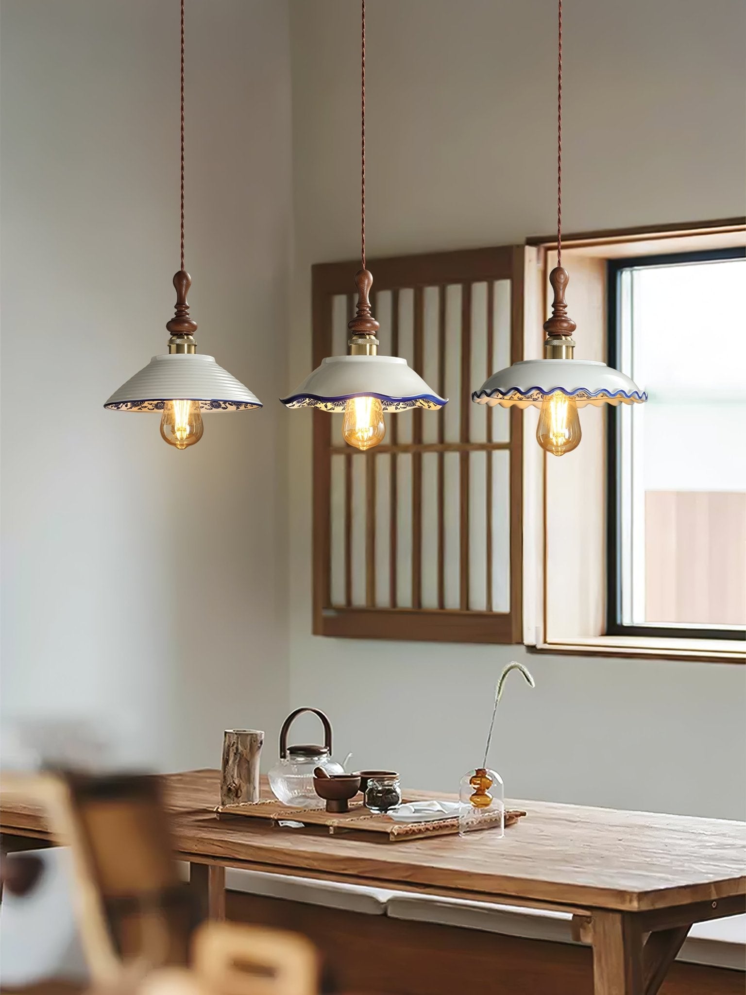 Lampă suspendată din ceramică Bellaria