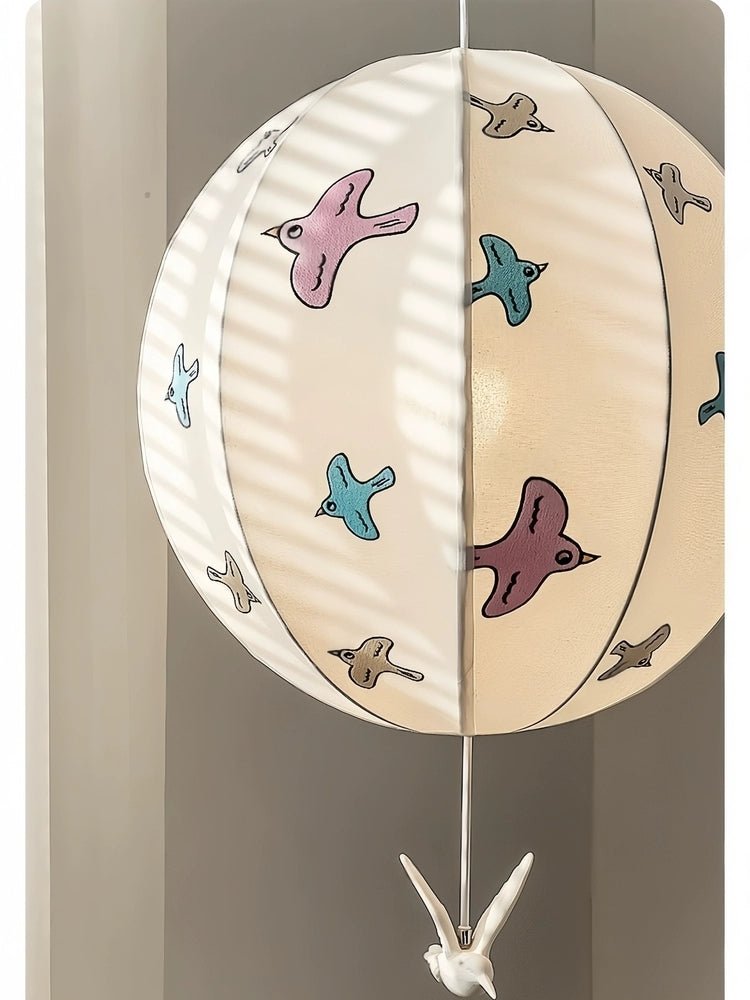 Lampă pandantiv cu balon de pasăre