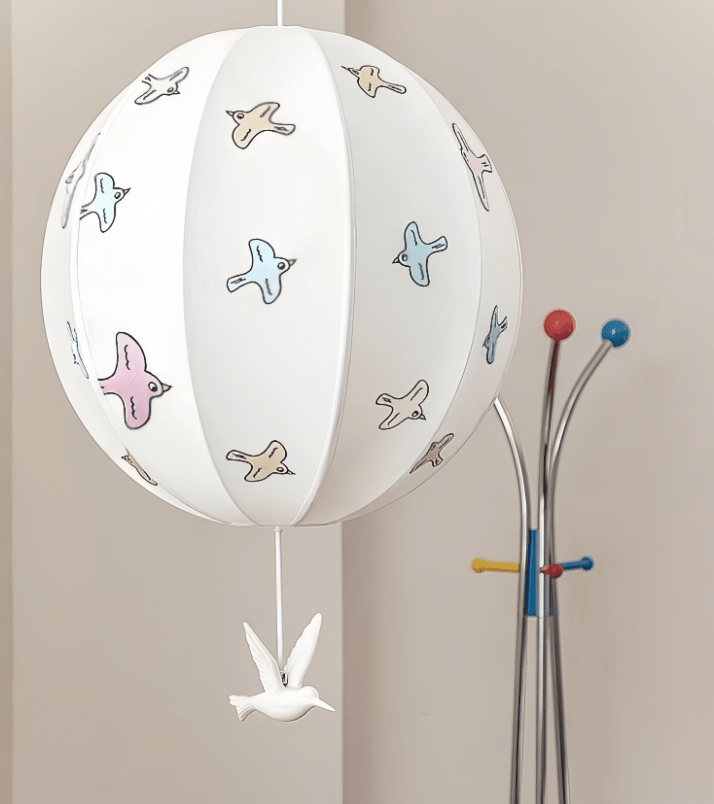 Lampă pandantiv cu balon de pasăre