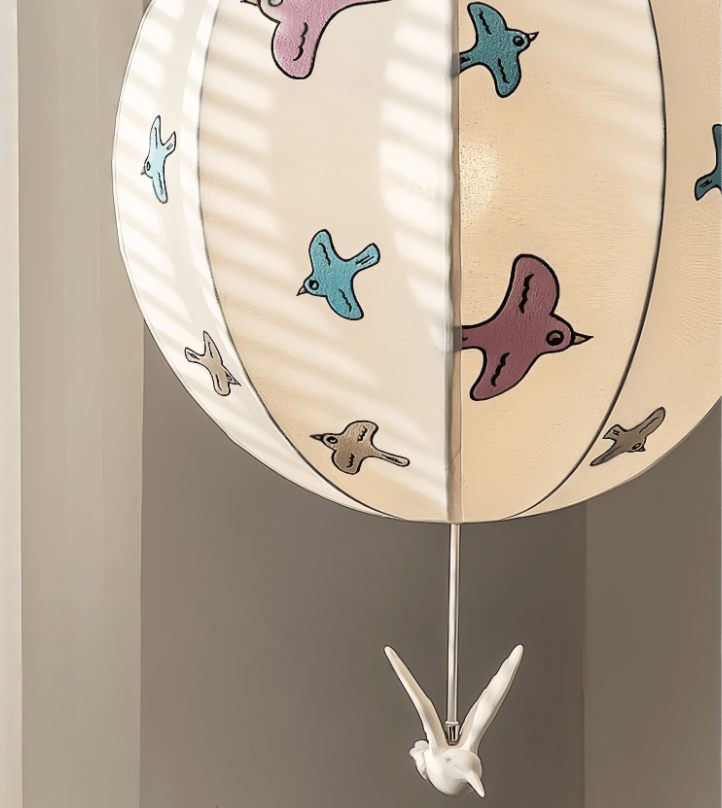 Lampă pandantiv cu balon de pasăre