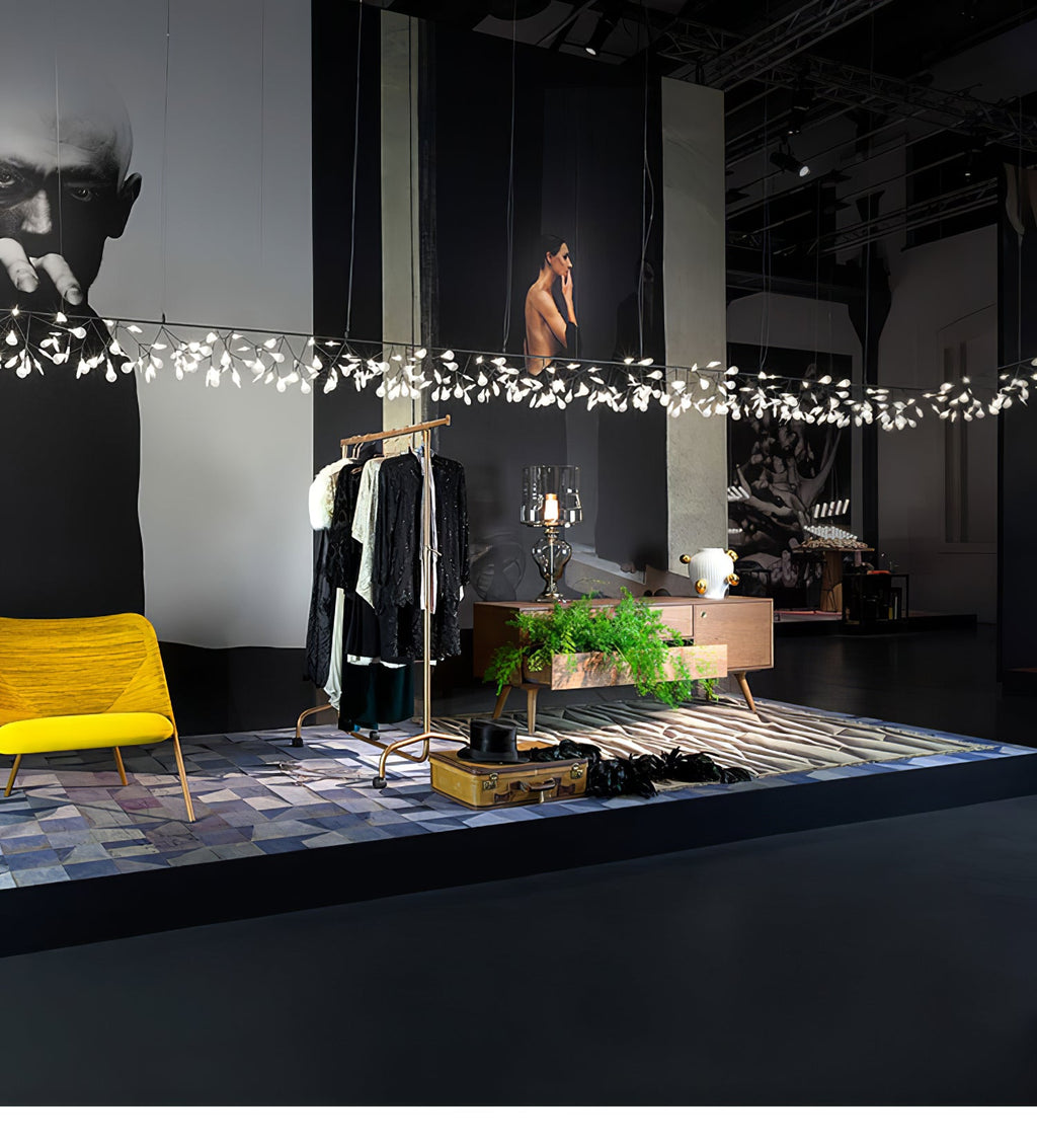 Black Firefly LED Chandelier
