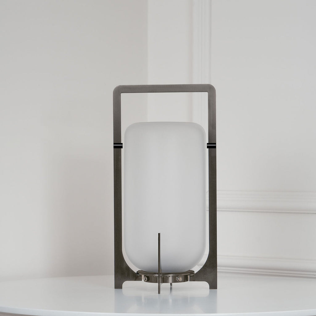 Steel Twilight Lantern Table Light