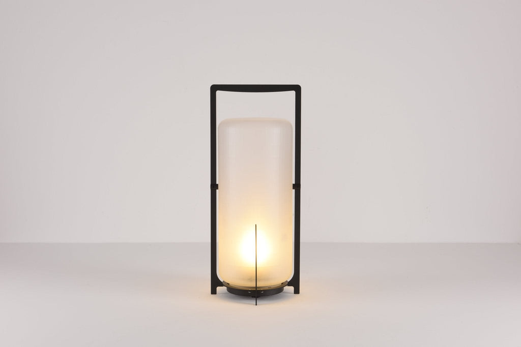 Black Twilight Lantern Table Lamp