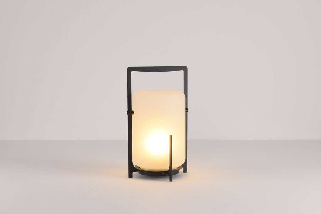 Black Twilight Lantern Table Lamp