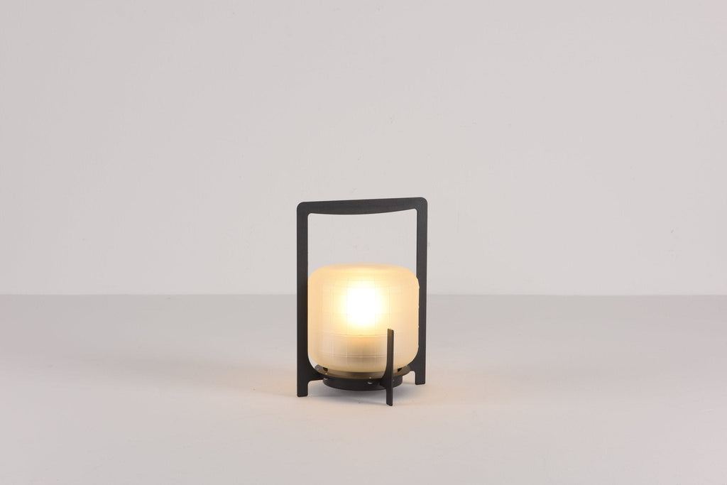 Black Twilight Lantern Table Lamp