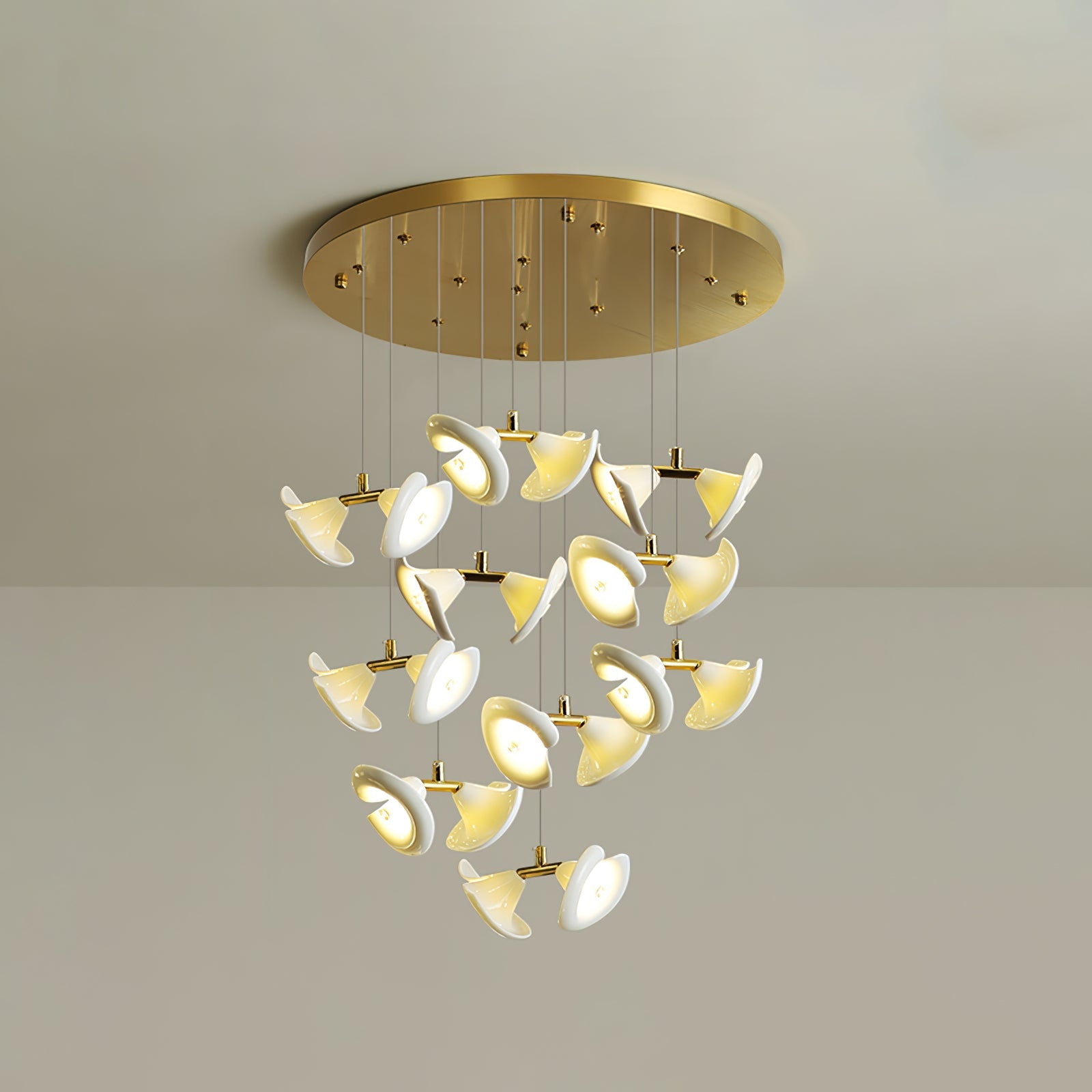 Blossom Double Horn Chandelier - Vakkerlight