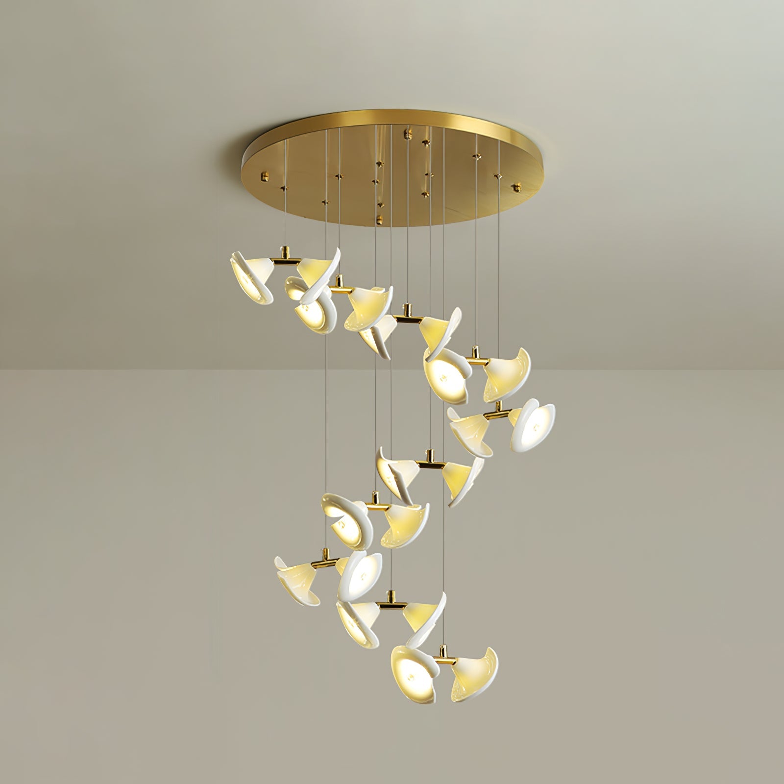 Blossom Double Horn Chandelier - Vakkerlight