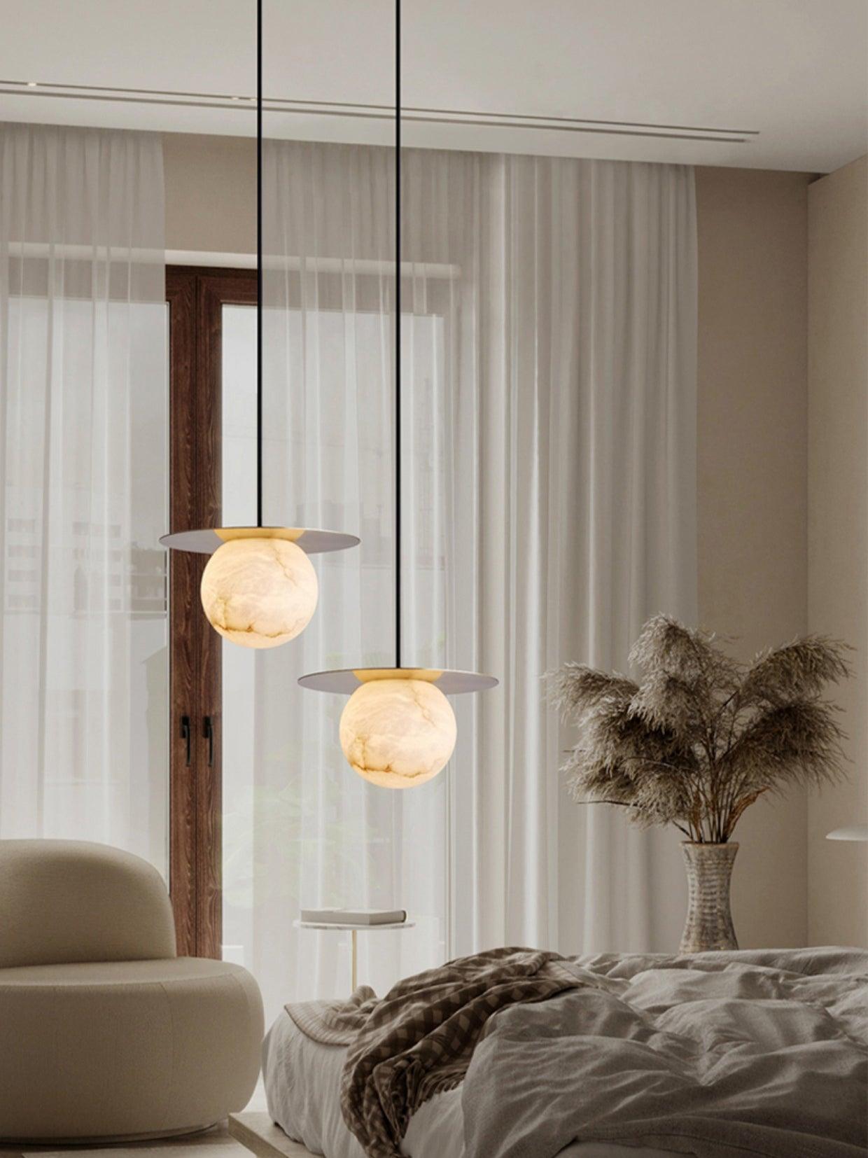 Borra Alabaster Pendant Light