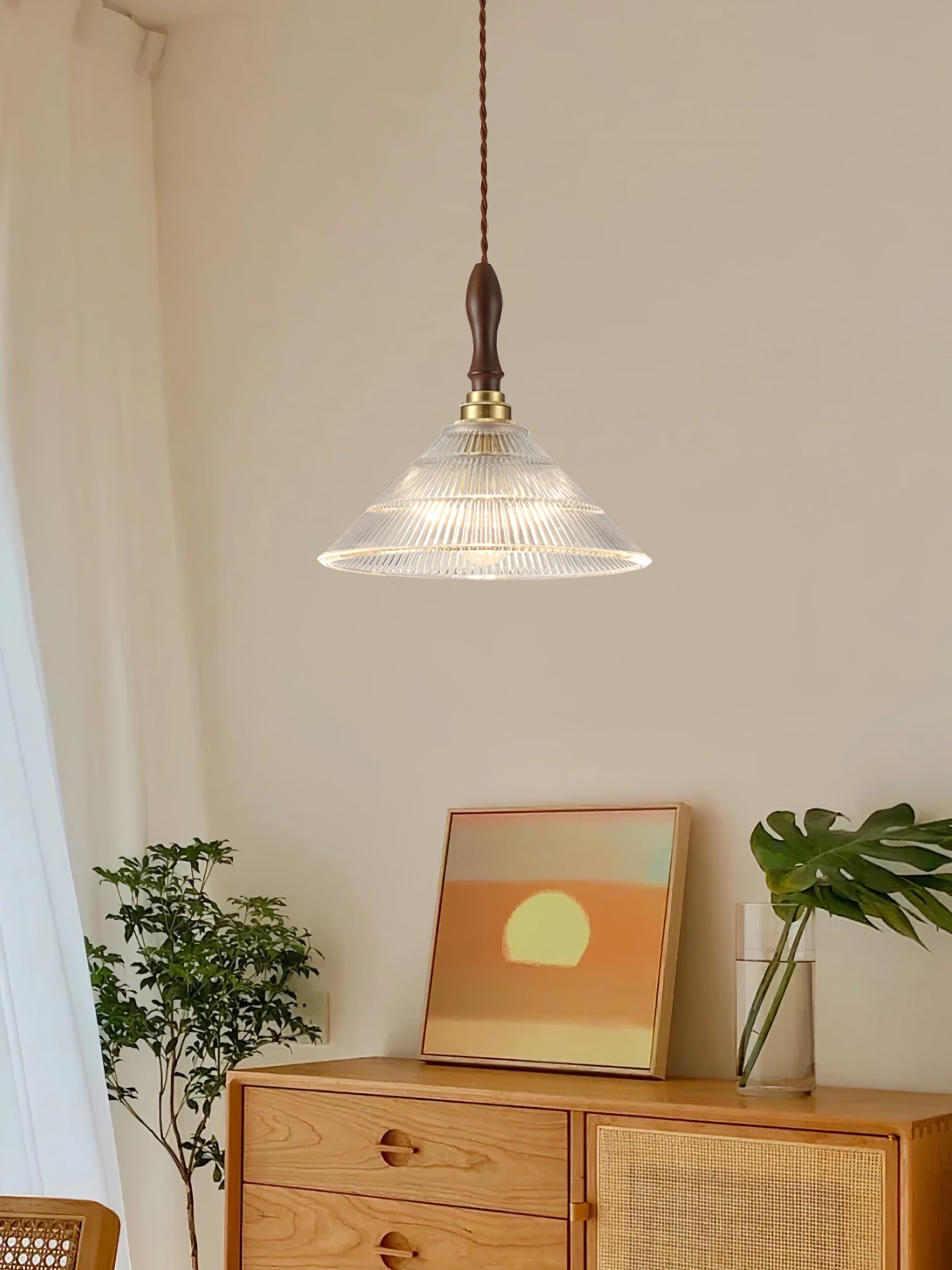 Lampă suspendată vintage Ripple