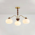 Persimmon Glass Globe Chandelier - Vakkerlight