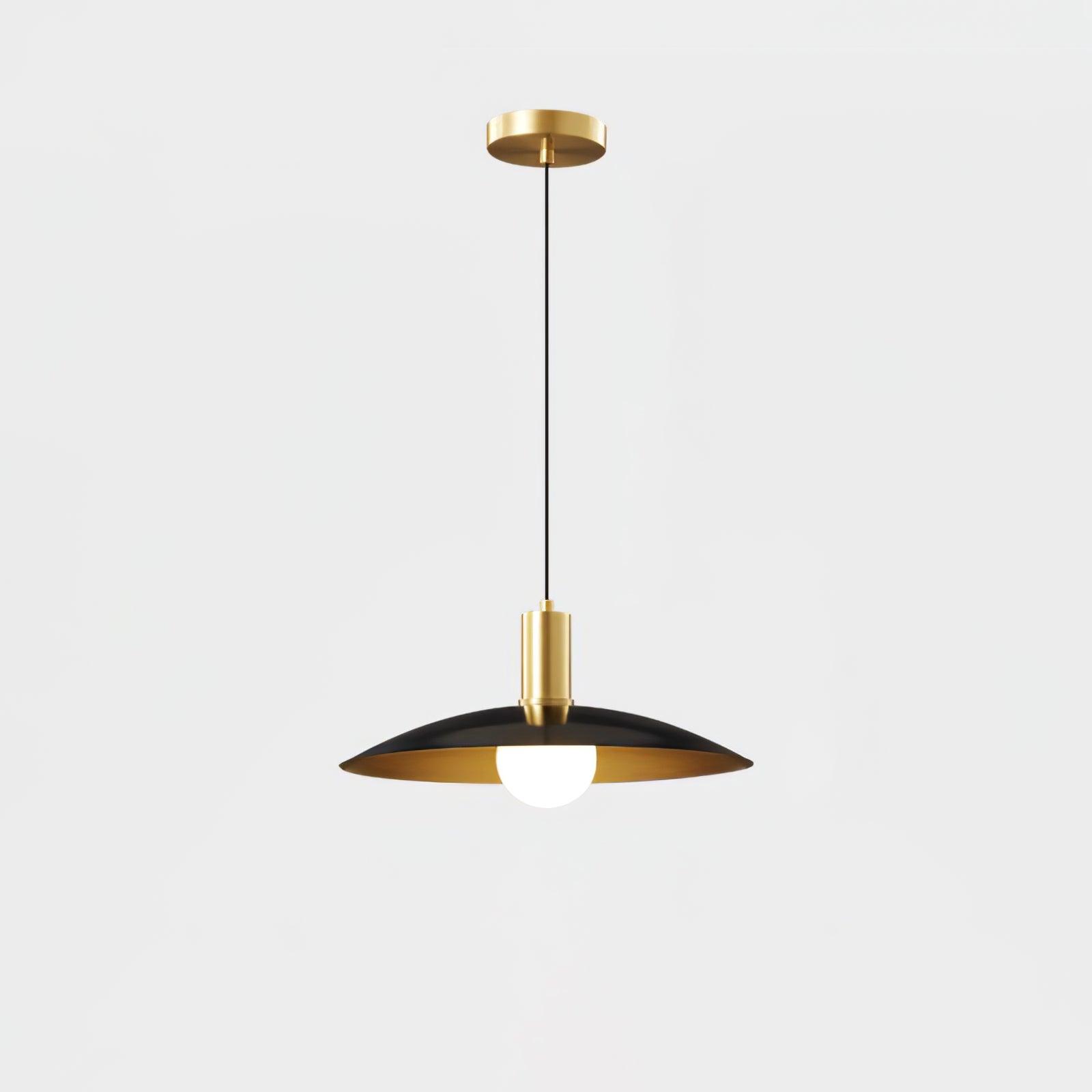 Brass Flared Pendant Lamp - Vakkerlight