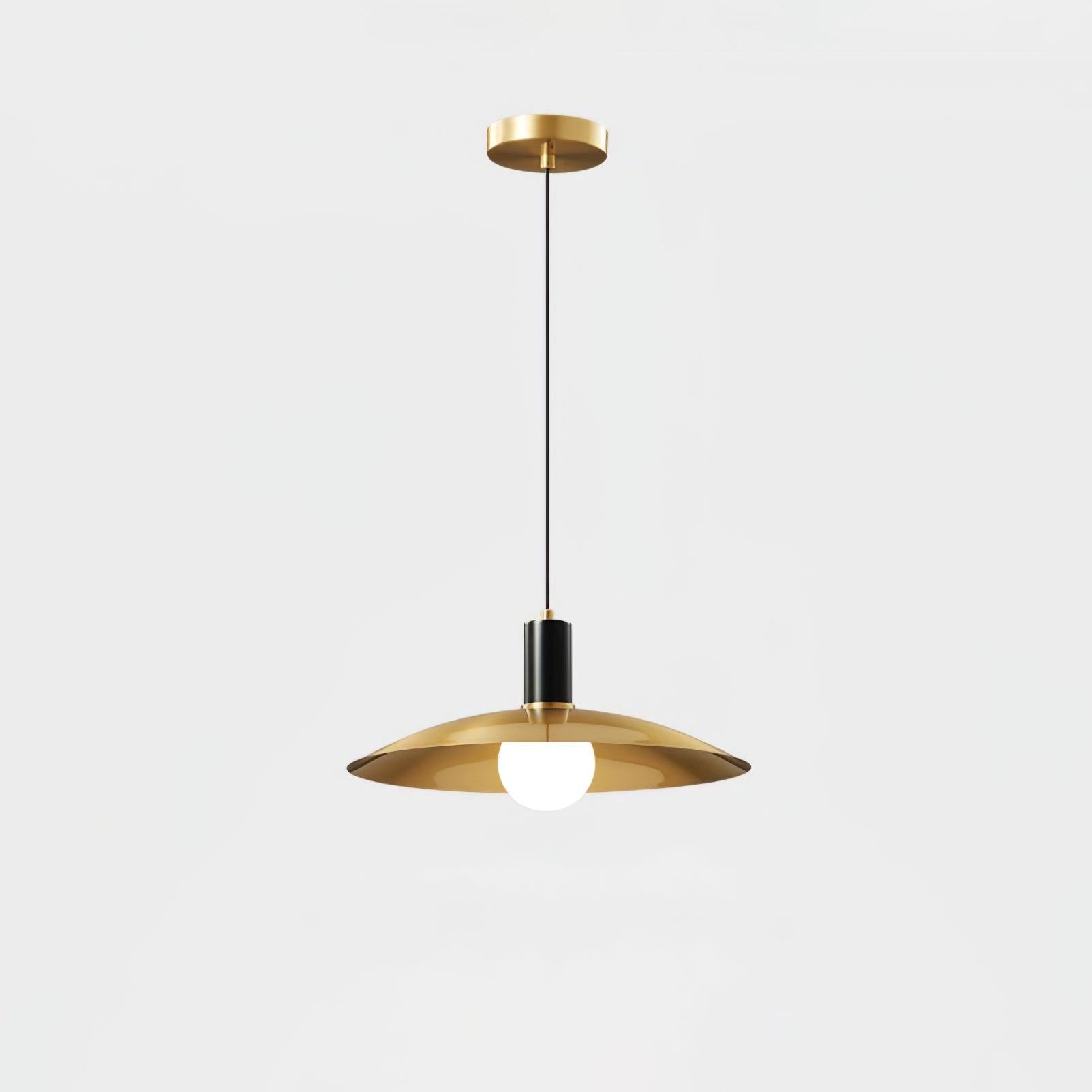 Brass Flared Pendant Lamp - Vakkerlight
