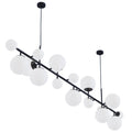 Brass Glass Globe Chandelier - Vakkerlight