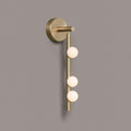 Brass Glass Tube Wall Lamp - Vakkerlight