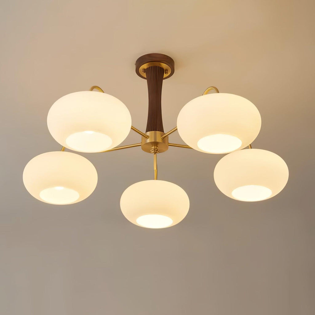 Candelabru din lemn de alamă, curmal