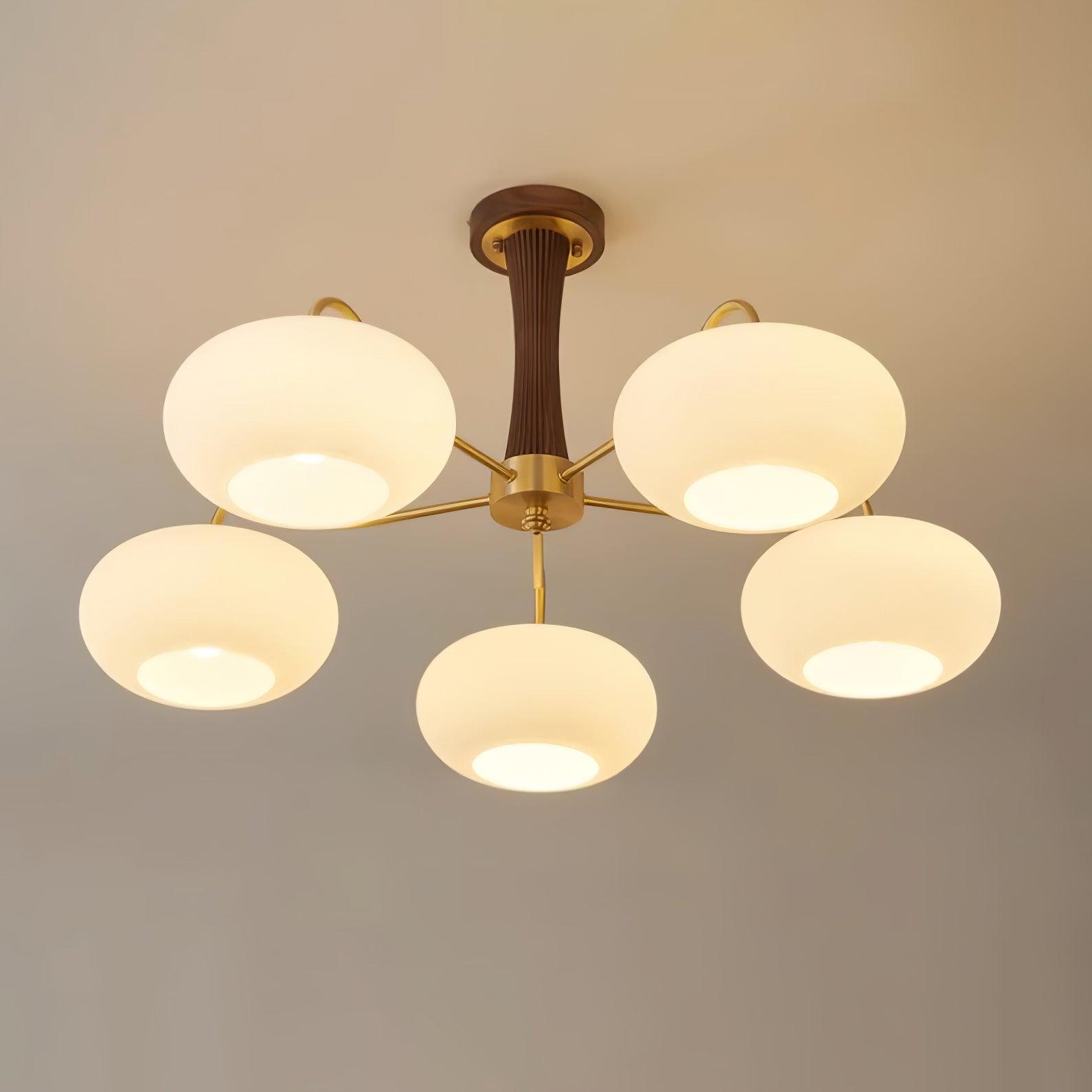 Candelabru din lemn de alamă, curmal