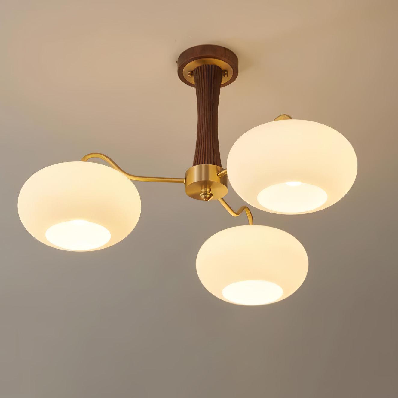 Candelabru din lemn de alamă, curmal