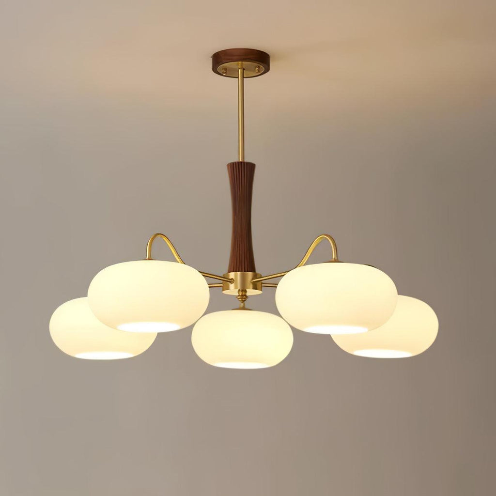 Candelabru din lemn de alamă, curmal
