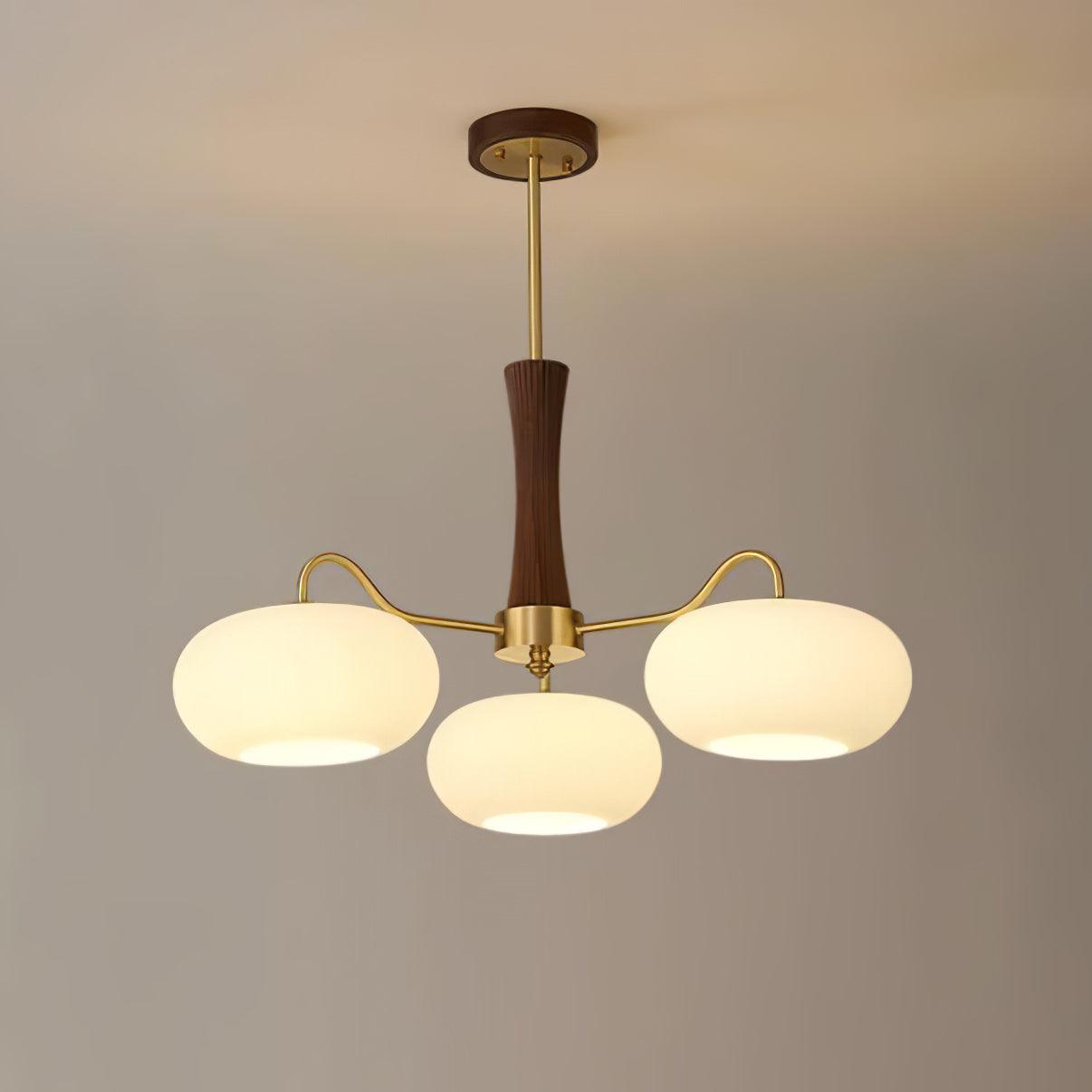 Candelabru din lemn de alamă, curmal