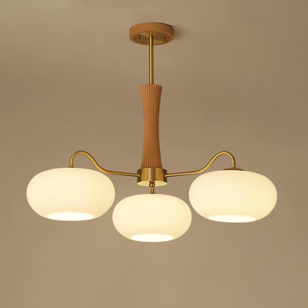 Candelabru din lemn de alamă, curmal
