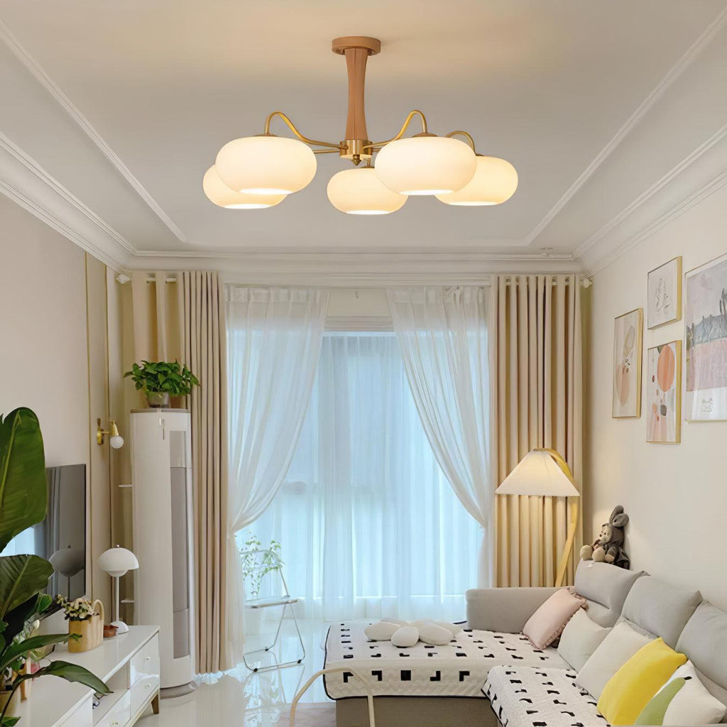 Candelabru din lemn de alamă, curmal