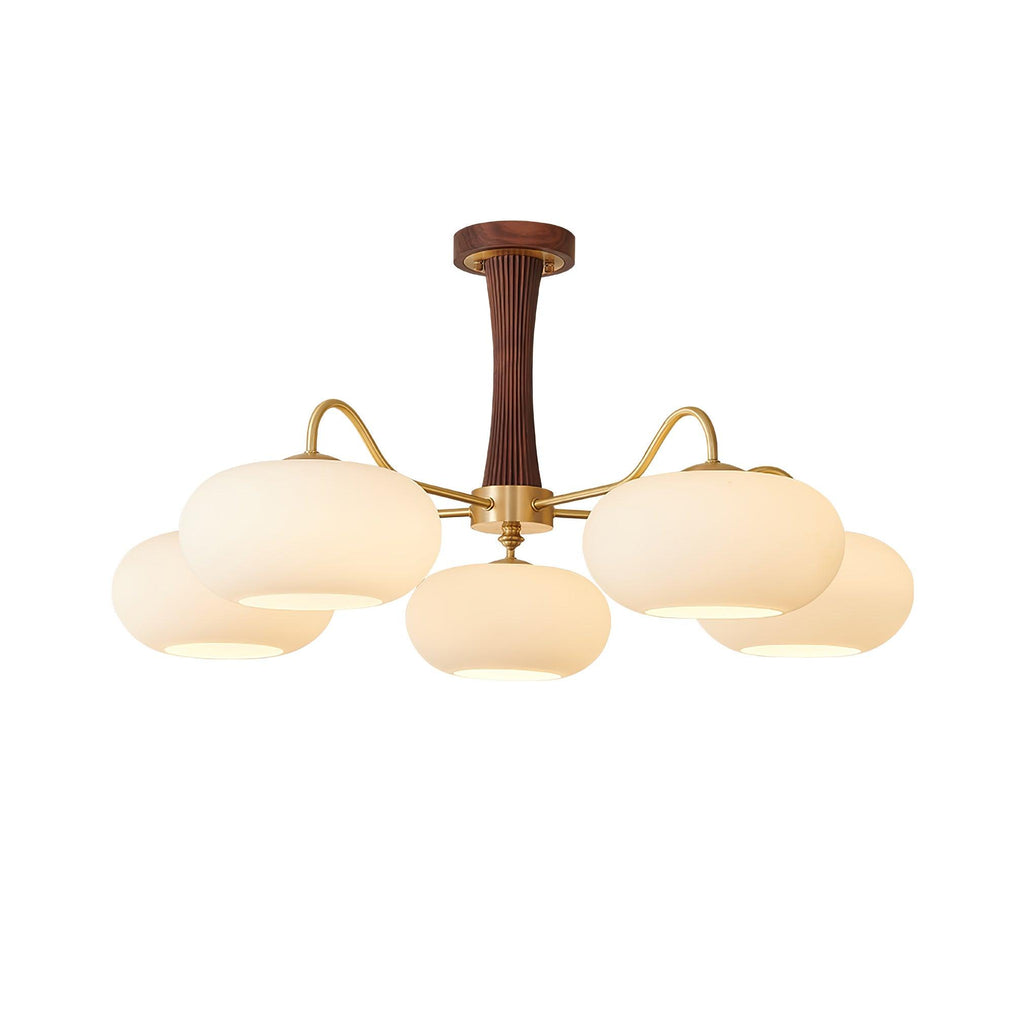 Candelabru din lemn de alamă, curmal